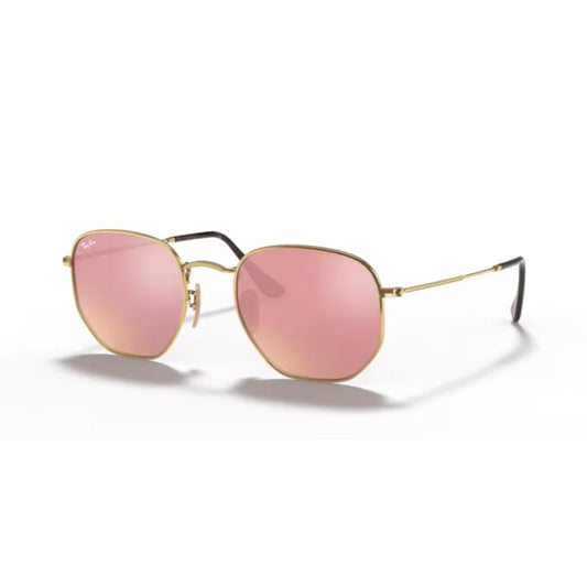 Ray Ban Sonnenbrille Hexagonal 0RB3548N 001/Z2 gold