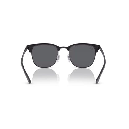 Ray Ban Sonnenbrille Clubmaster Metal 0RB3716 9256B1 grau auf schwarz