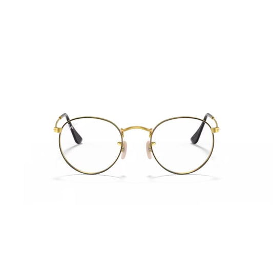 Ray Ban Brille Round Metal 0RX3447V 2991 schwarz auf gold