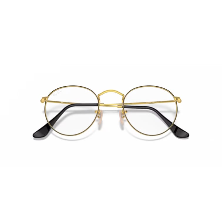 Ray Ban Brille Round Metal 0RX3447V 2991 schwarz auf gold