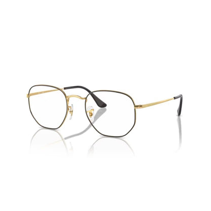 Ray Ban Brille 0RX6448 3175 schwarz auf gold