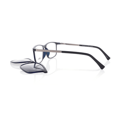 Vienna Design Brille mit Clip UN772-3 blau matt