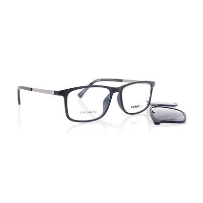 Vienna Design Brille mit Clip UN772-3 blau matt