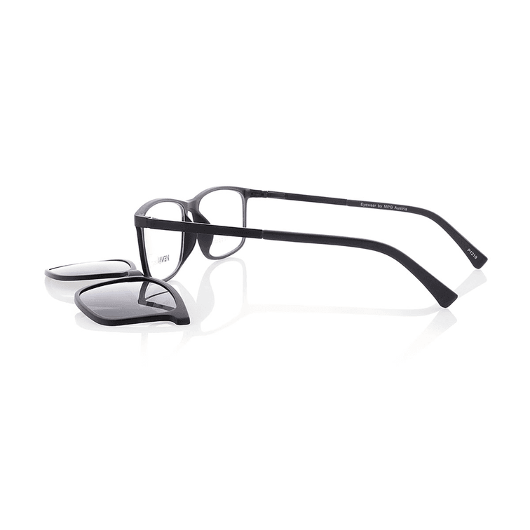 Vienna Design Brille mit Clip UN772-1 schwarz