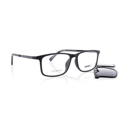 Vienna Design Brille mit Clip UN772-1 schwarz