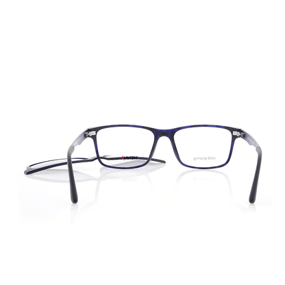 Vienna Design Brille mit Clip UN766-2 schwarz-blau