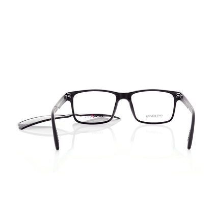 Vienna Design Brille mit Clip UN763-01 schwarz