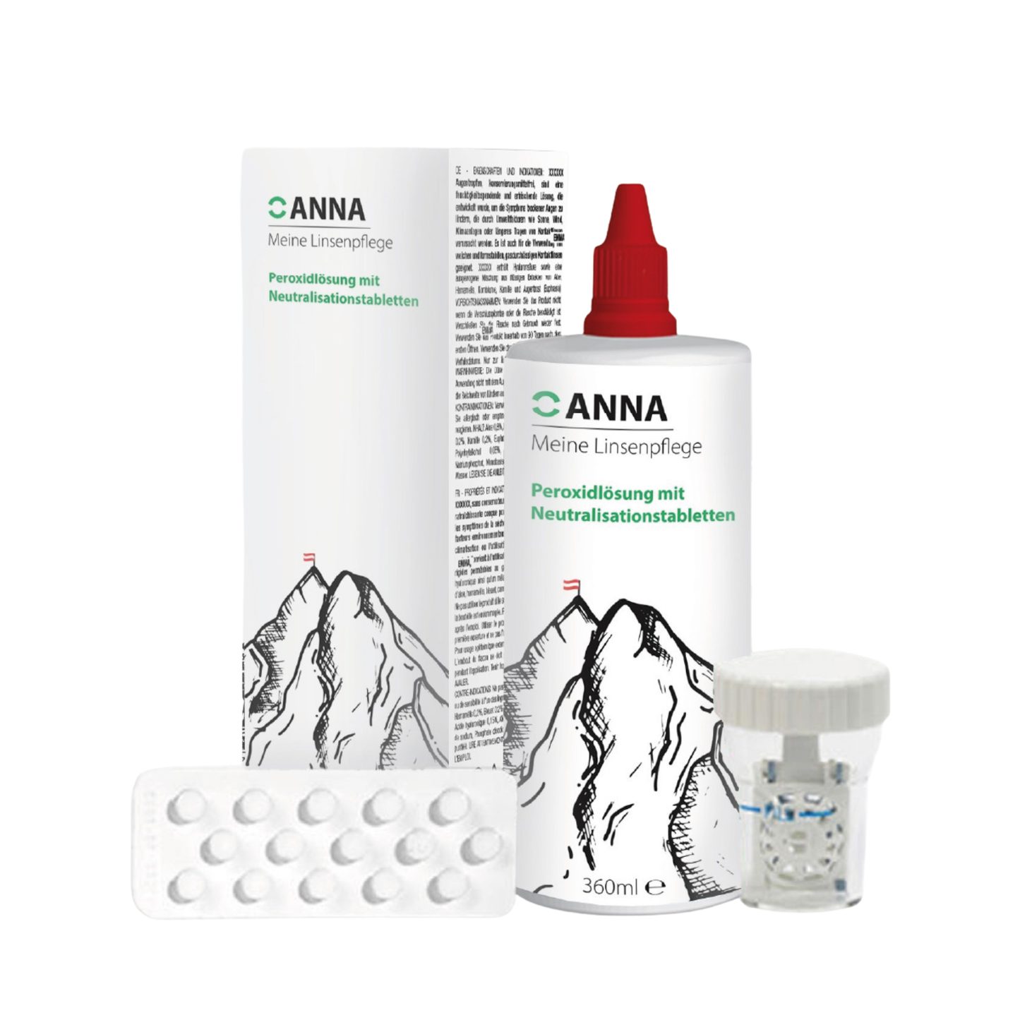 Oté ANNA Peroxidlösung 360 ml mit Neutralisationstabletten