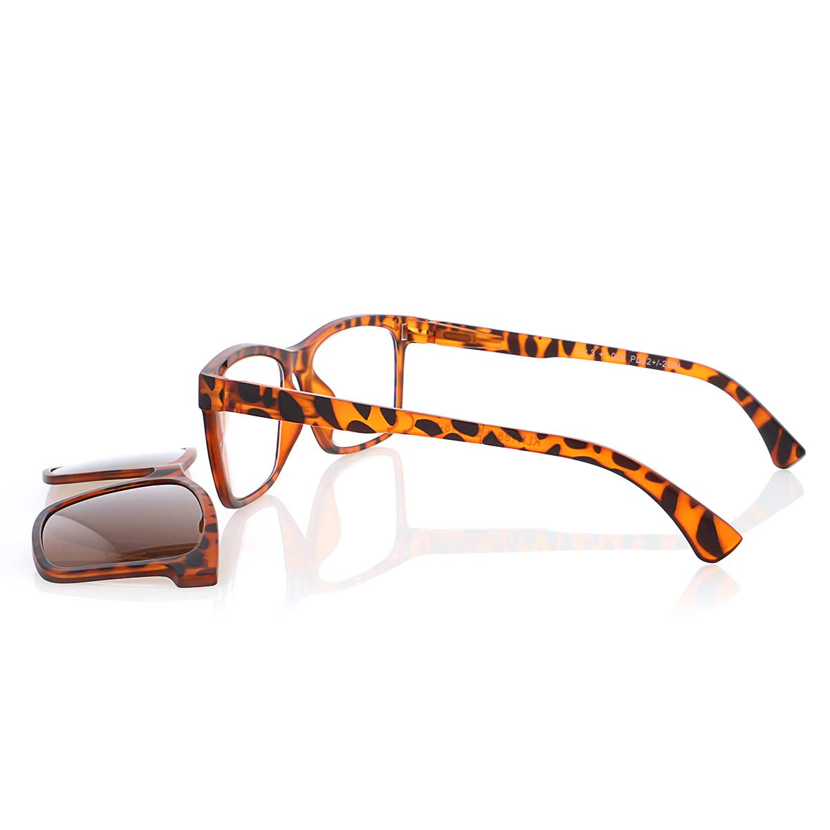 MPO Lesehilfe KLH188-2 braun mit Sonnenclip