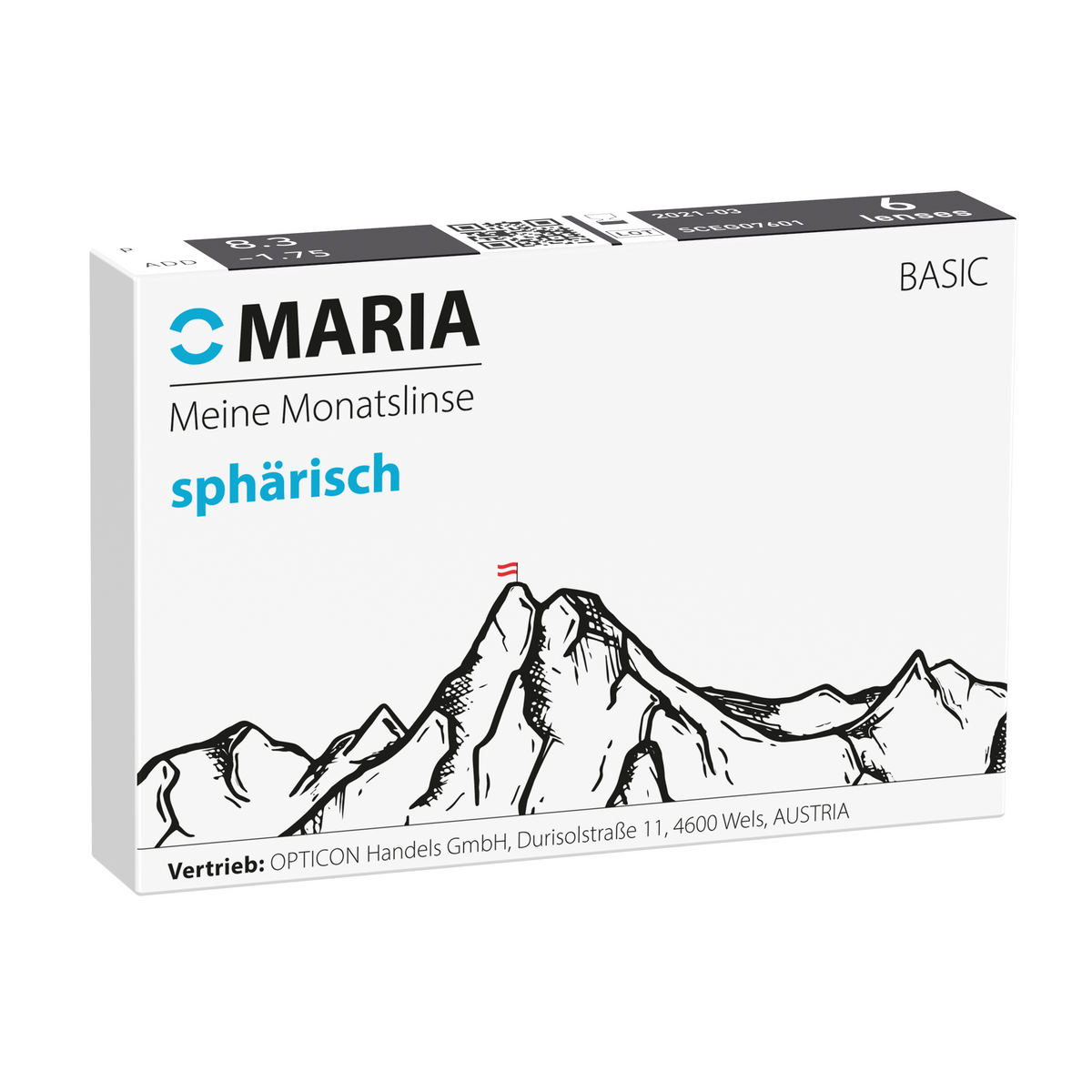 Maria Meine Monatslinse sphärisch 6er