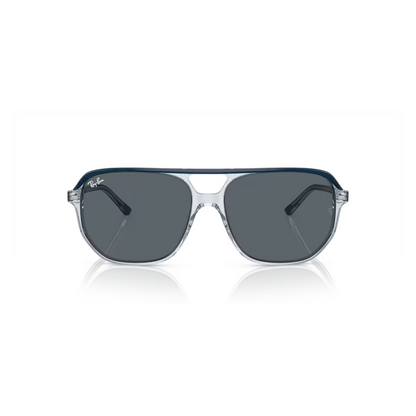 Ray Ban Sonnenbrille Bill One 0RB2205 1397R5 dunkelblau auf blau transparent