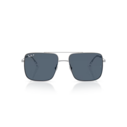 Ray Ban Sonnenbrille Ari 0RB3758 003/2V Silber