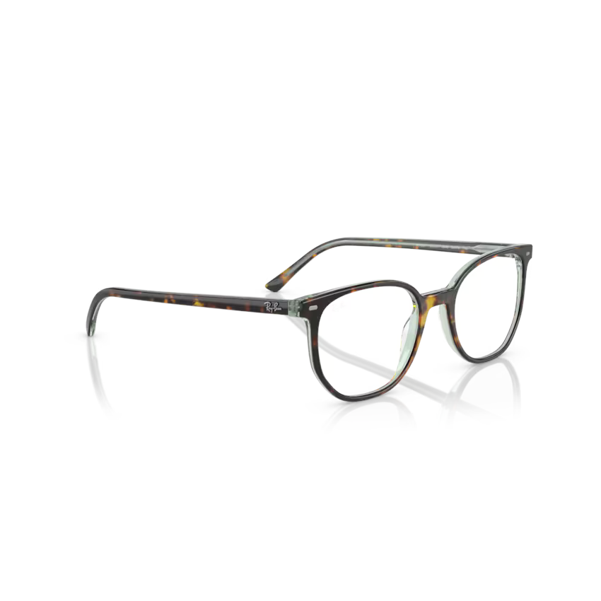 Ray Ban Brille Elliot 0RX5397 8249 havanna auf grün transparent