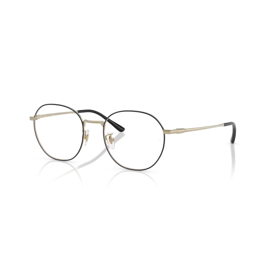 Ray Ban Brille 0RX8778D 1250 schwarz auf gold