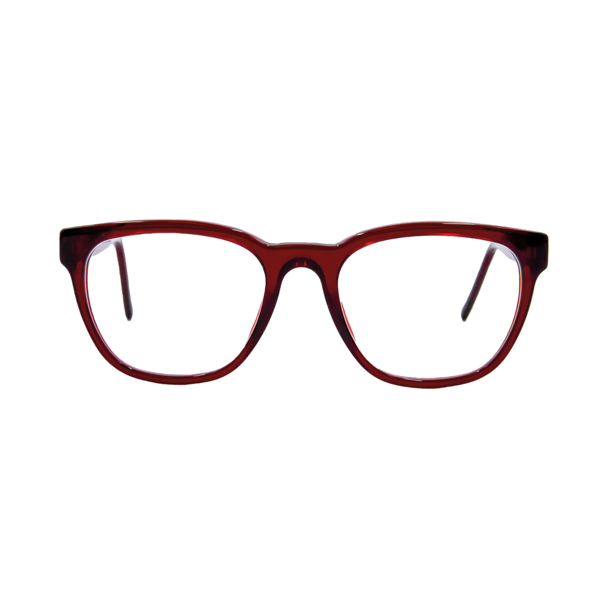 Scharfsinn Brille Mur rot