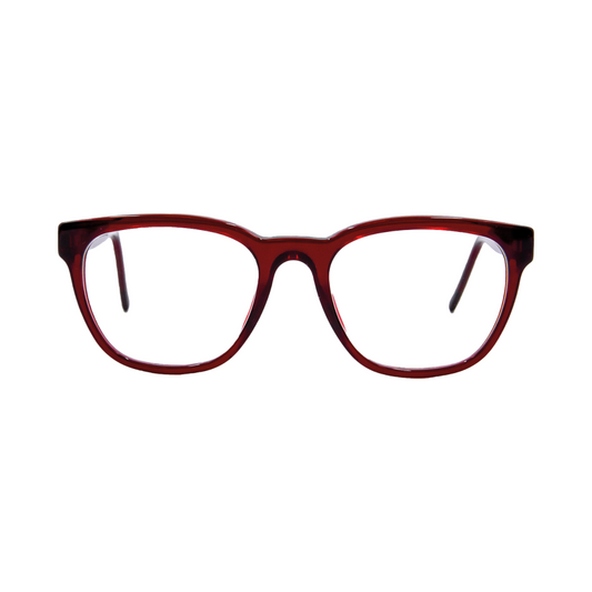 Scharfsinn Brille Mur rot