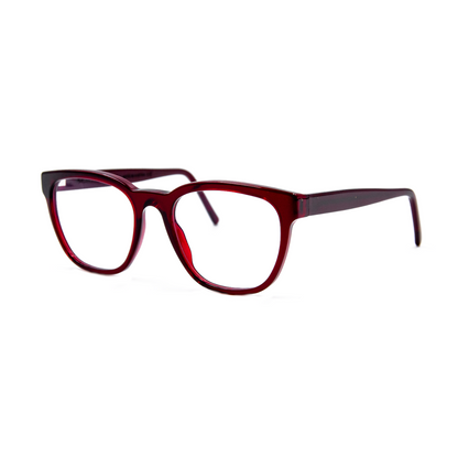 Scharfsinn Brille Mur rot