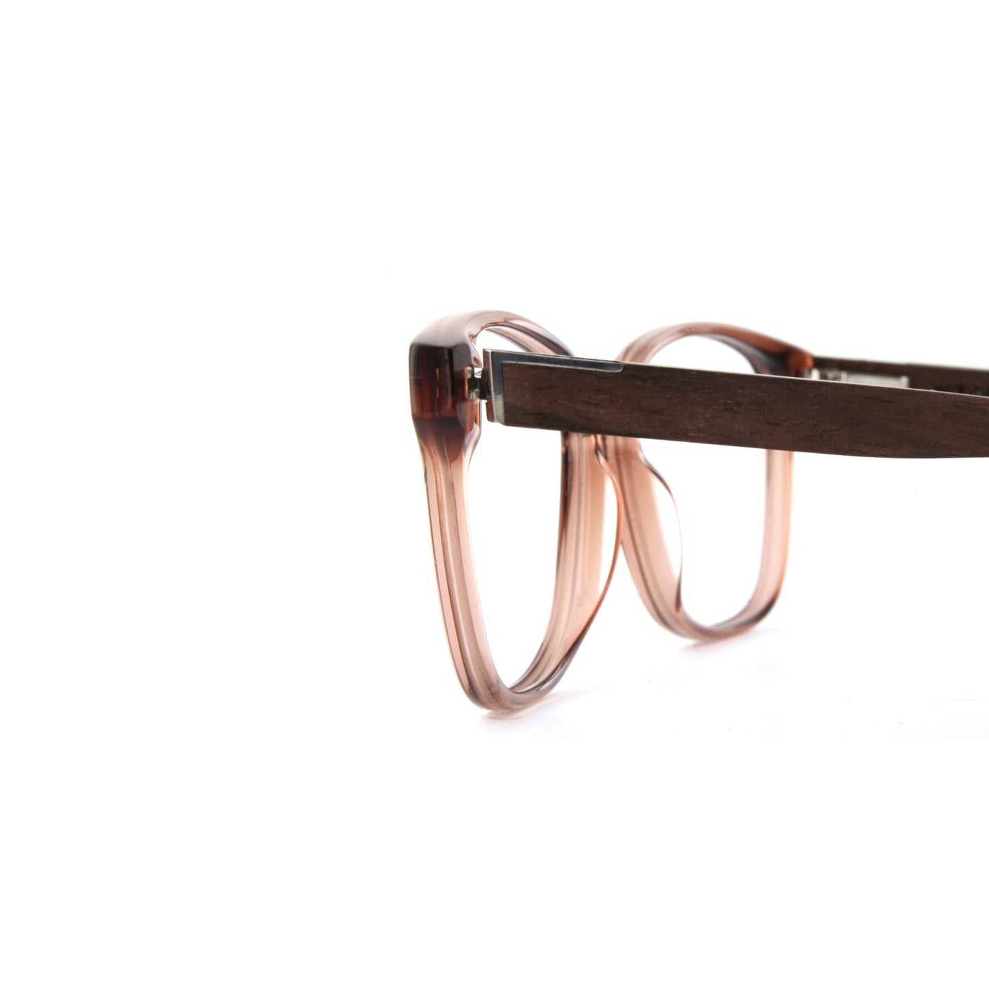 Woodfellas Brillenfassung Sendling Premium 10937 Wurzelholz Braun transparent