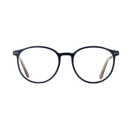 Woodfellas Brillenfassung Spot 11120 Makassarholz Blau