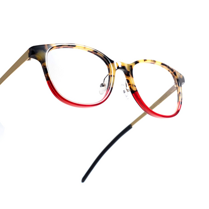 Tom Davies Brille TD662 Col.1896 braun rot gold