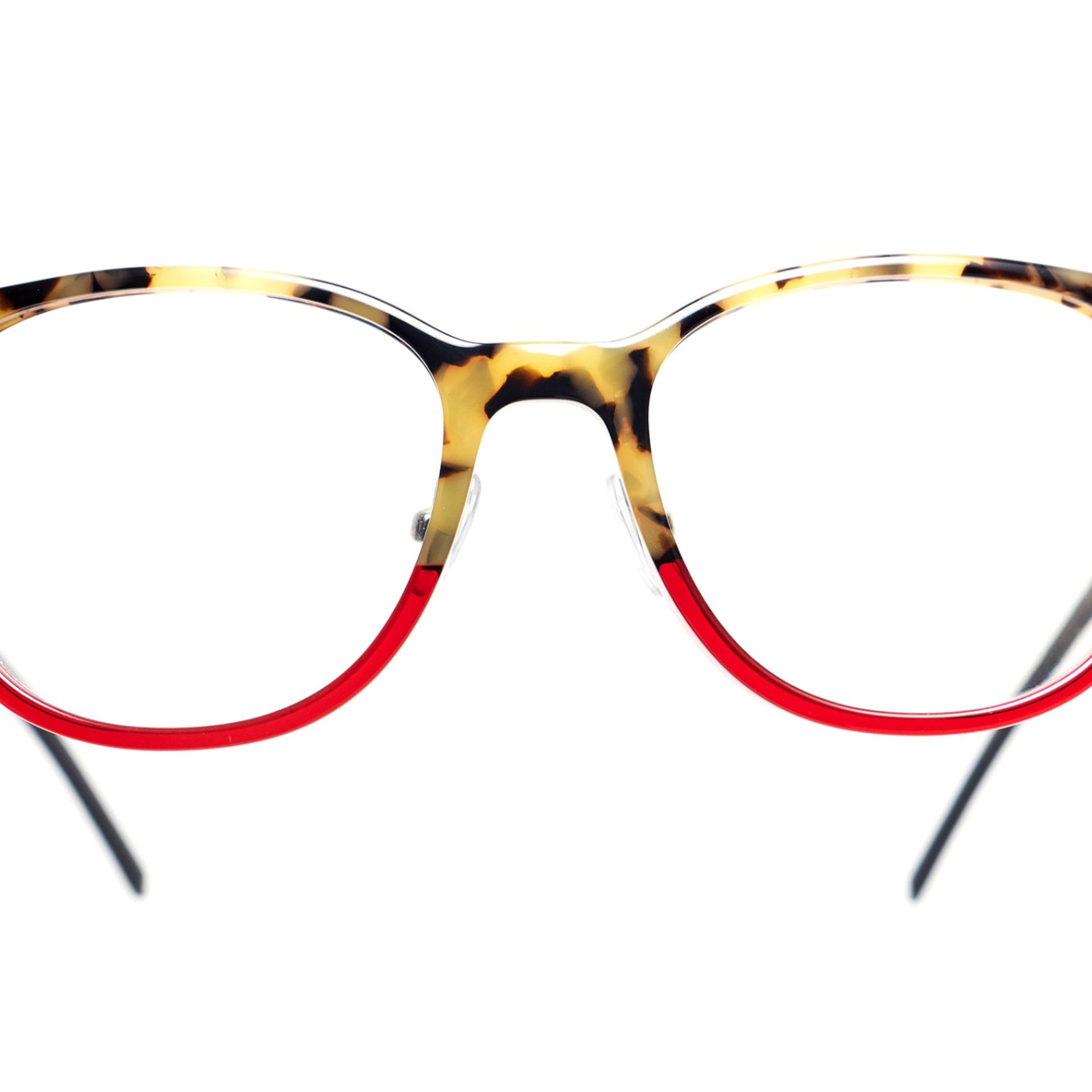 Tom Davies Brille TD662 Col.1896 braun rot gold