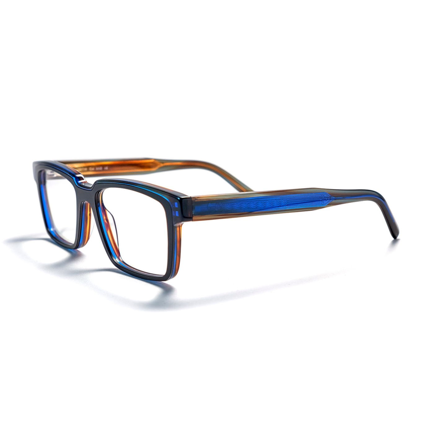 Tom Davies Brille TD730 Col.2052 Blau Braun