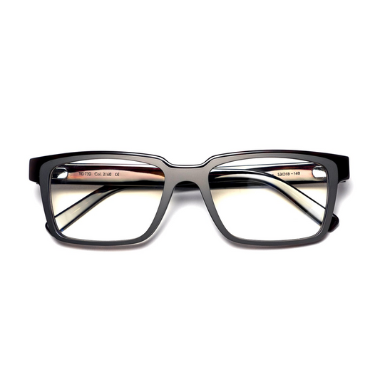 Tom Davies Brille TD730 Col.2160 Braun Silber