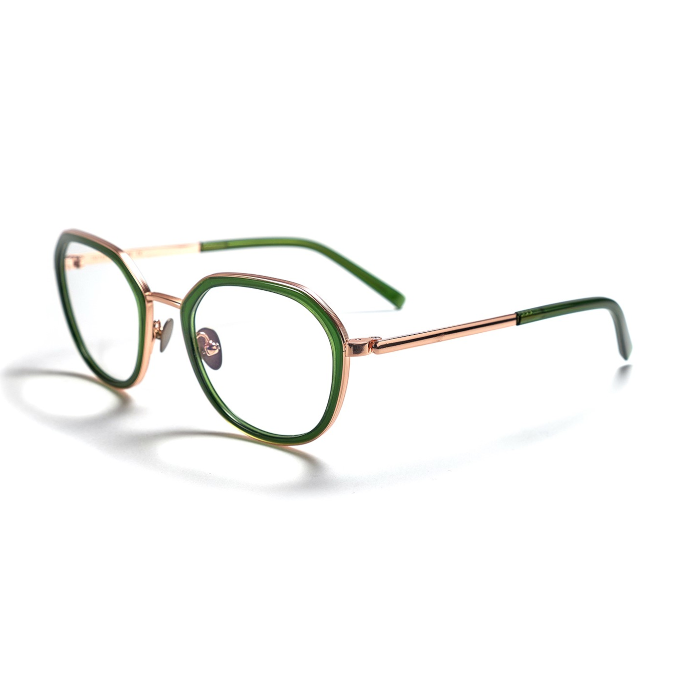 Tom Davies Brille TD733 Col.2186 Roségold Grün