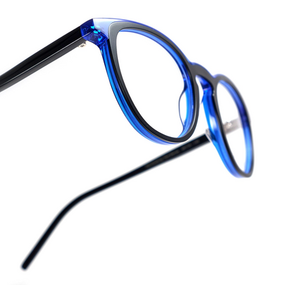 Tom Davies Brille TD745 Col.2219 Blau Schwarz