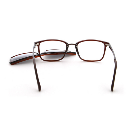 Vienna Design Brille mit Clip UN773-02 braun matt