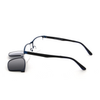 Vienna Design Brille mit Clip UN777-02 dunkelblau