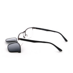 Vienna Design Brille mit Clip UN777-03 grau
