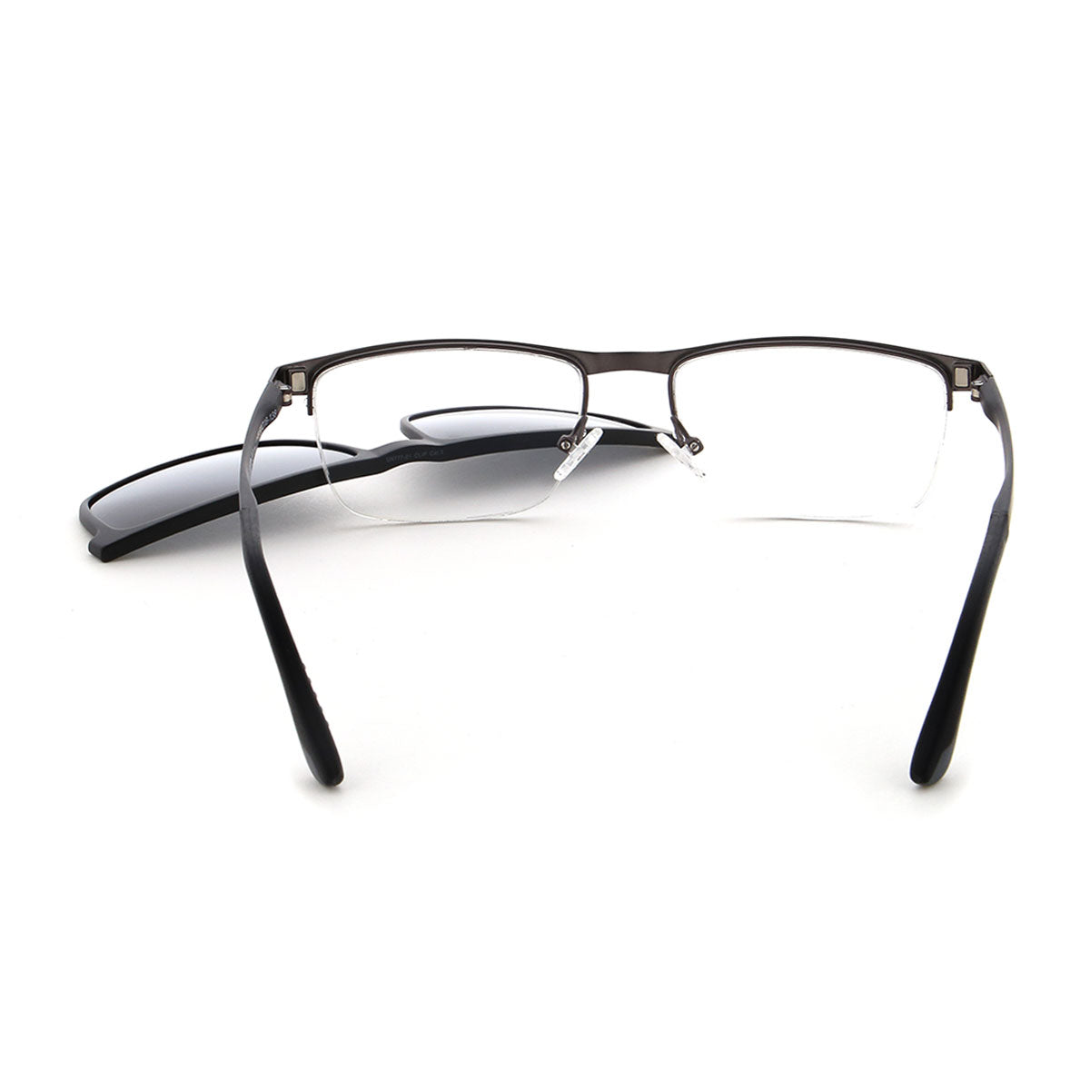 Vienna Design Brille mit Clip UN777-03 grau