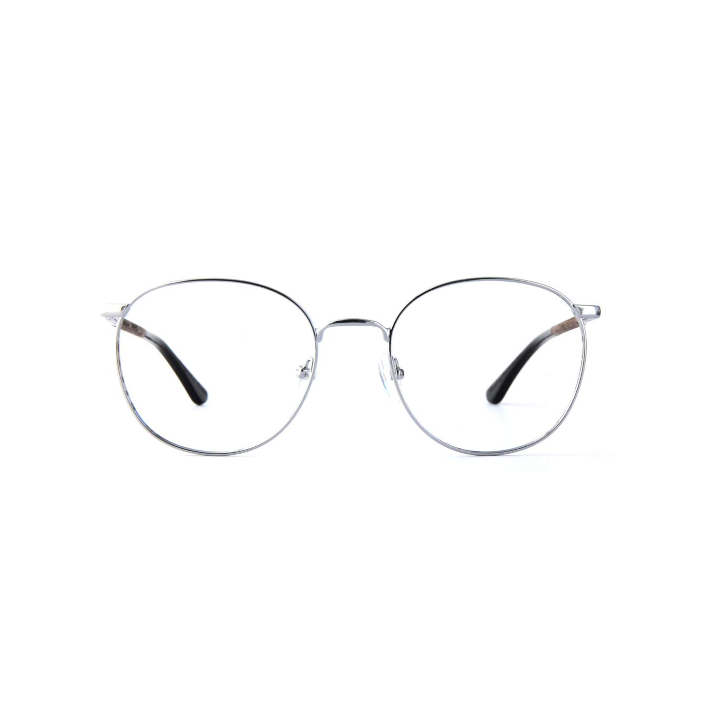 Woodfellas Brillenfassung Braunfels 11010 Ebenholz Silber