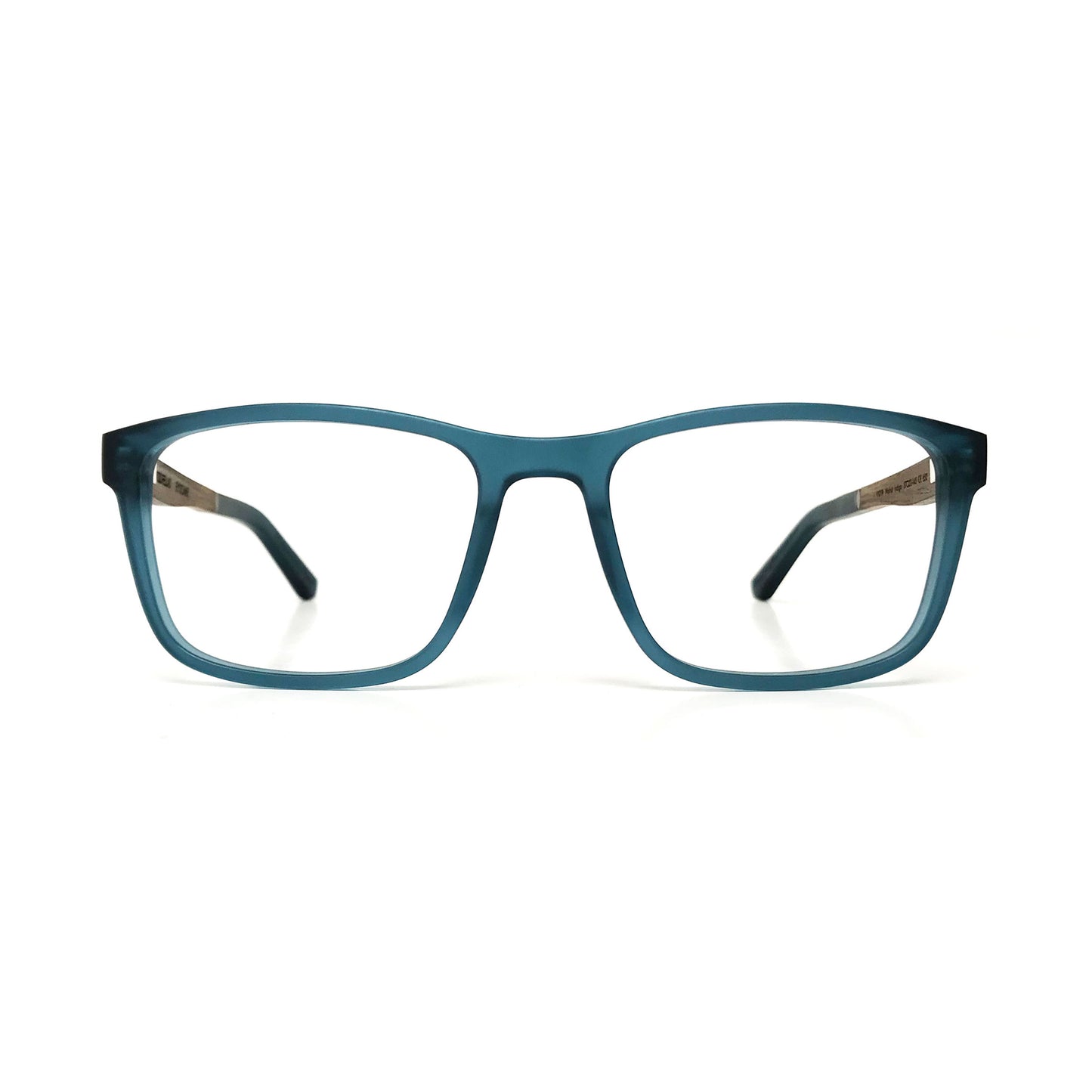 Woodfellas Brillenfassung Eysome 11019 Walnussholz Blau