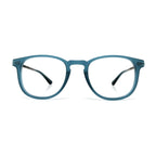 Woodfellas Brillenfassung Irenic 11021 Walnussholz Blau