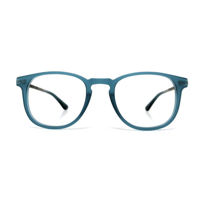 Woodfellas Brillenfassung Irenic 11021 Walnussholz Blau