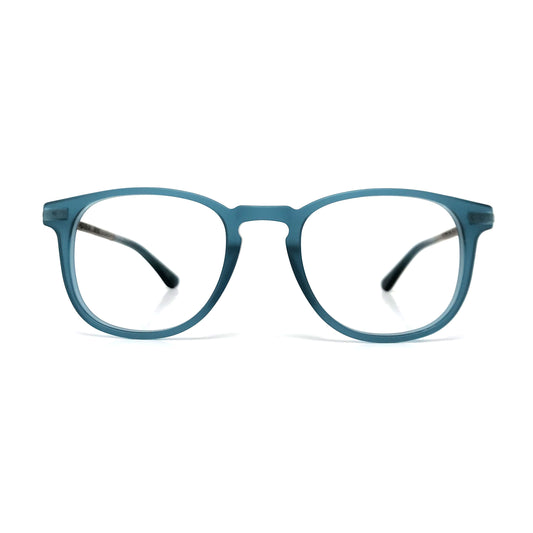 Woodfellas Brillenfassung Irenic 11021 Walnussholz Blau