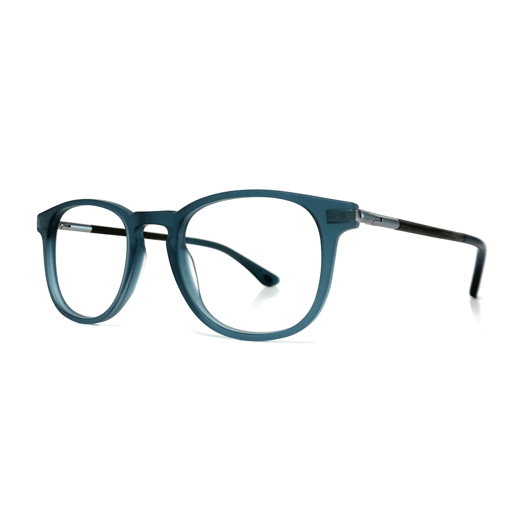 Woodfellas Brillenfassung Irenic 11021 Walnussholz Blau