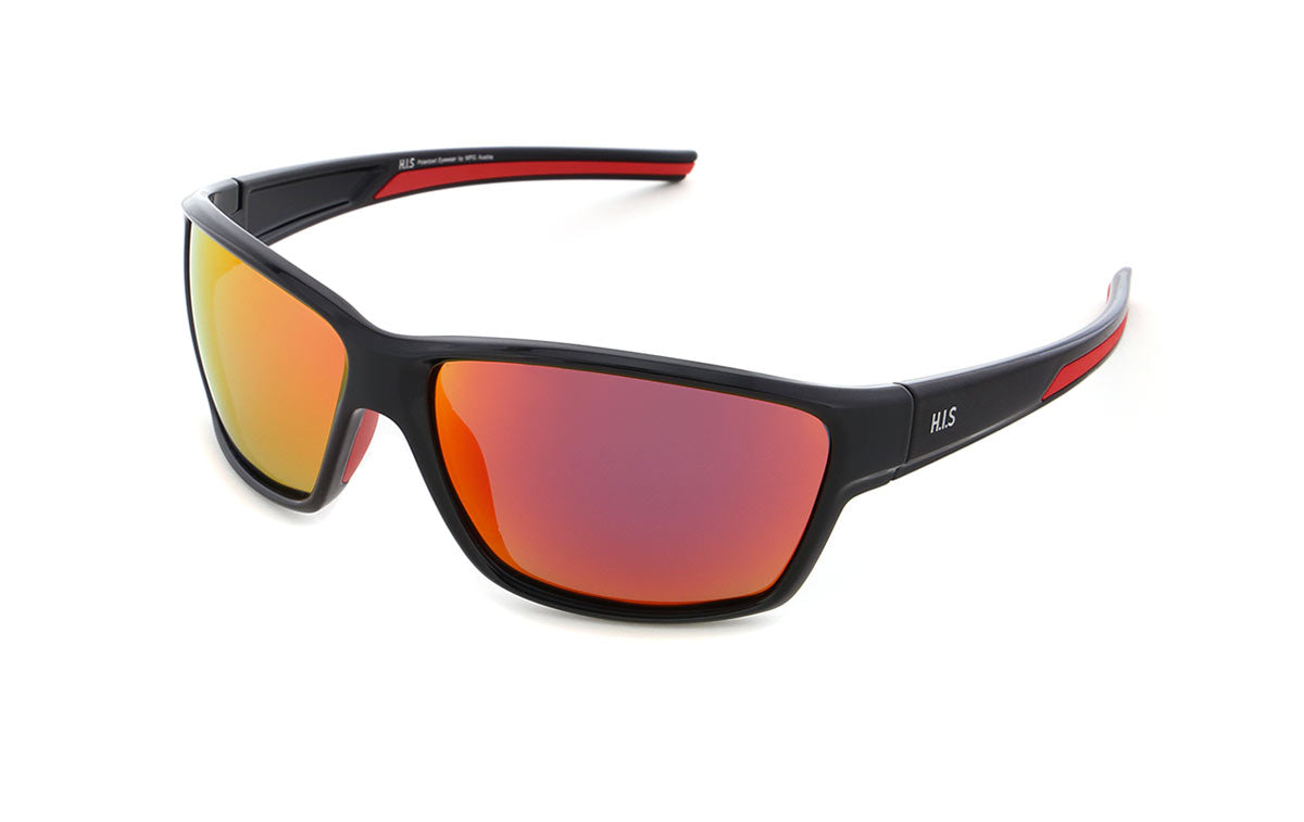 HIS Eyewear Sonnenbrille HPS27101-1 schwarz rot