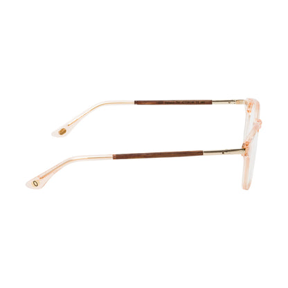 Woodfellas Brillenfassung Lucida 11023 Ebenholz Gold