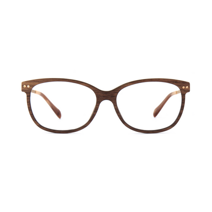 Woodfellas Brillenfassung Marzoll Air 11031 Walnussholz Gold