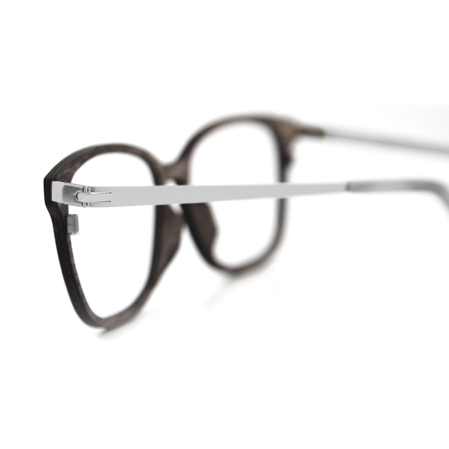 Woodfellas Brillenfassung Sendling Air 10998 Schwarzeiche Silber