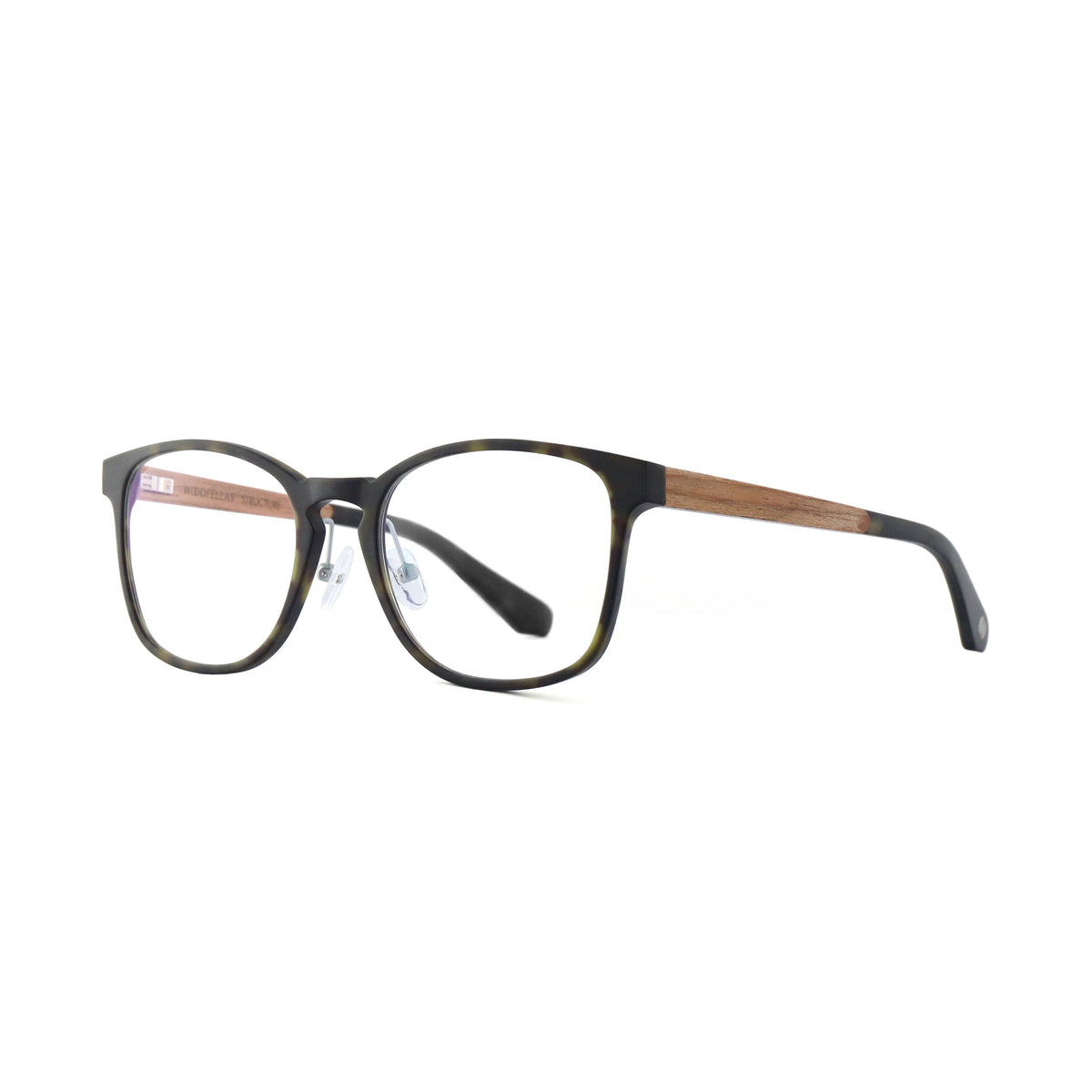 Woodfellas Brillenfassung Structure 11117 Curledholz Havanna