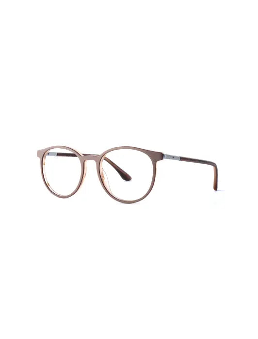 Woodfellas Brillenfassung Point 11037 Makassarholz Braun