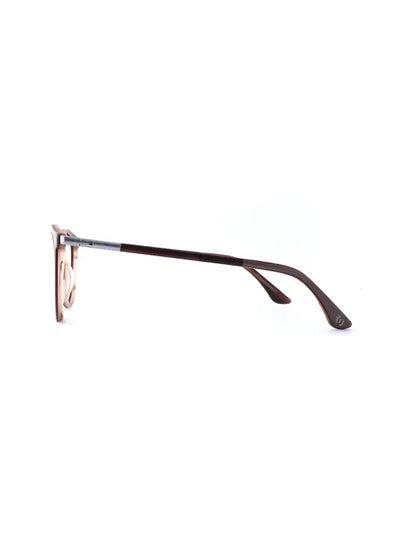 Woodfellas Brillenfassung Point 11037 Makassarholz Braun