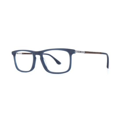 Woodfellas Brillenfassung Yawn 11076 Walnussholz Blau