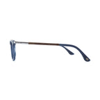 Woodfellas Brillenfassung Yawn 11076 Walnussholz Blau